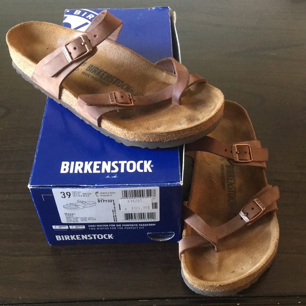 Birkenstock Mayari Habana size 39 US ladies 8